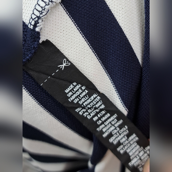 RLX Ralph Lauren Men's Golf Polo Shirt Logo Pink Navy Striped Large - Picture 12 of 14